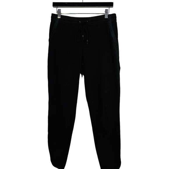 WHBM The Jogger Pant Pants Elastic Waist Casual Black Lightweight - 4 - Picture 1 of 4